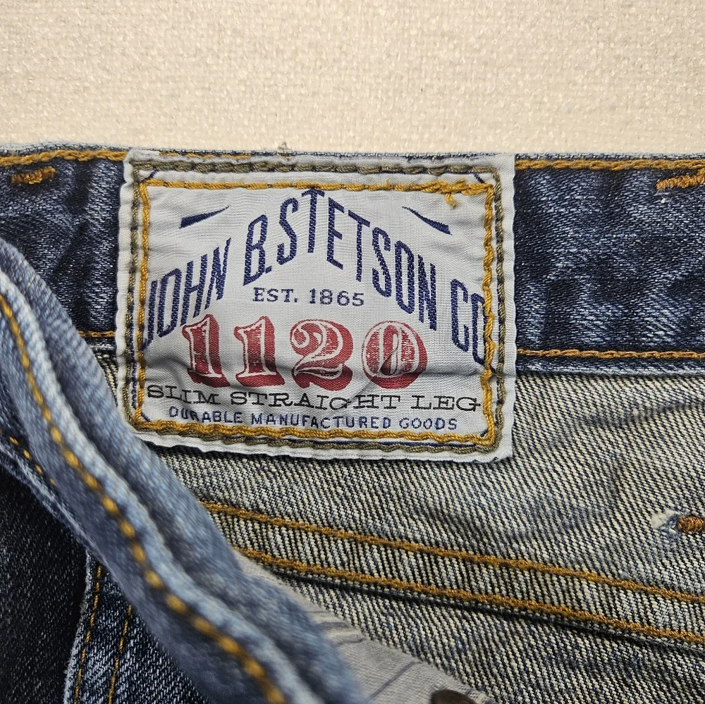 Stetson 1120 40x34 Slim Straight Western Jeans - Picture 7 of 9